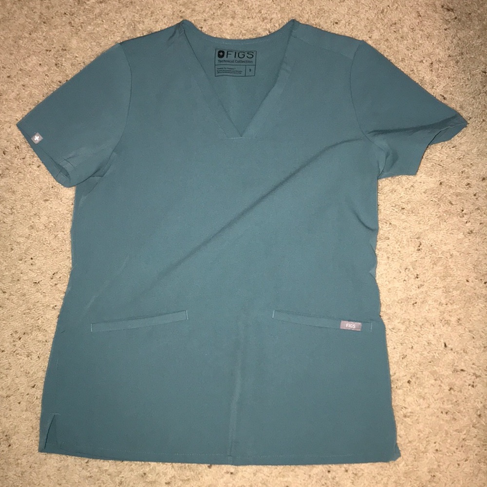 FIGS hydrogreen scrub top